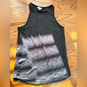 Ribbed black Athlet tank top